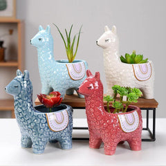 Alpaca Ceramic Succulent Planter