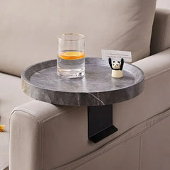 Mobile Sofa Tray Mini Coffee Table Adjustable Sofa Armrest Waterproof Stain Resistant Corner Storage Tray Furniture Living Room