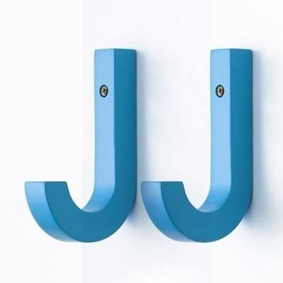 Classic Birch J Wall Hooks DeepSkyBlue / Two | Sage & Sill