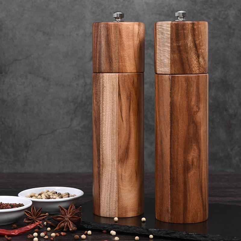 Acacia Wood Salt & Pepper Mills