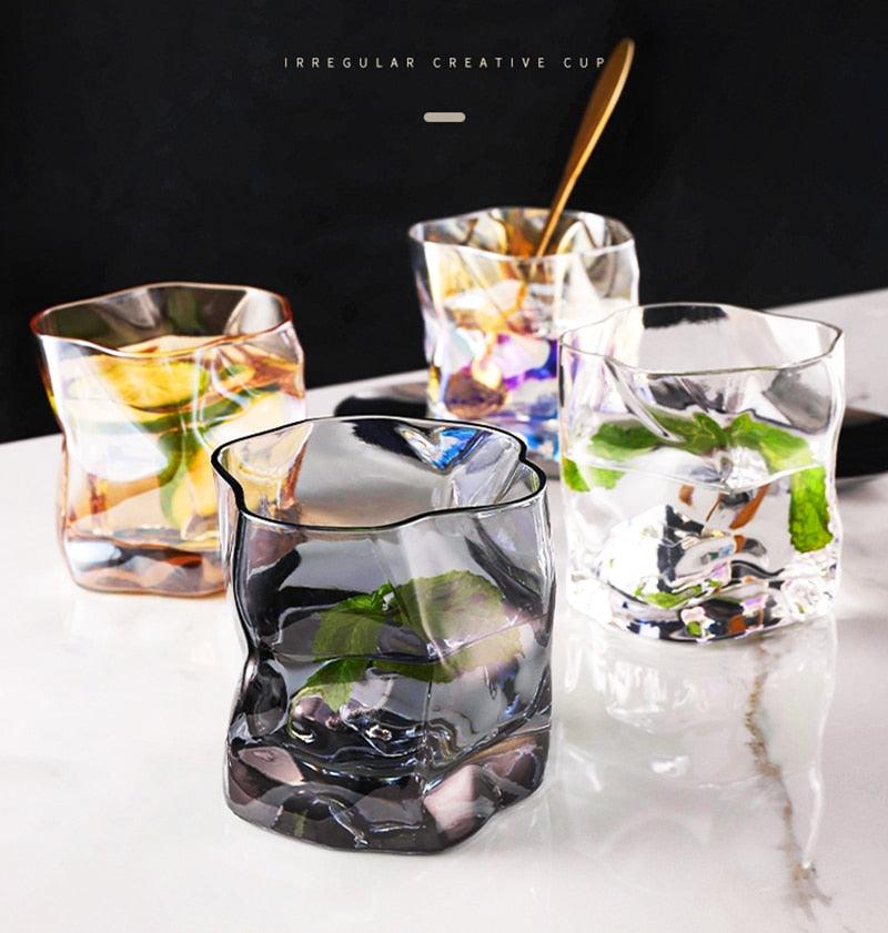 Distort Texture Glass 2-Piece Set