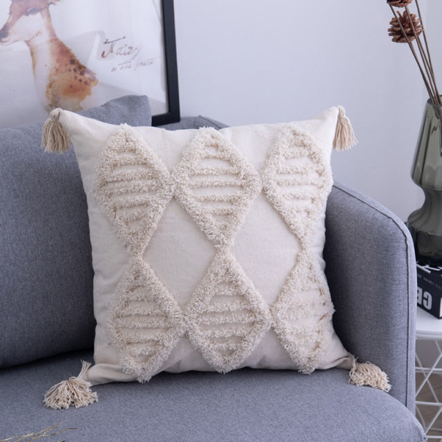 Tassels Cushion Cover